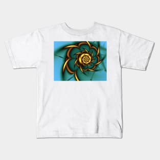 Golden spiral pattern Kids T-Shirt